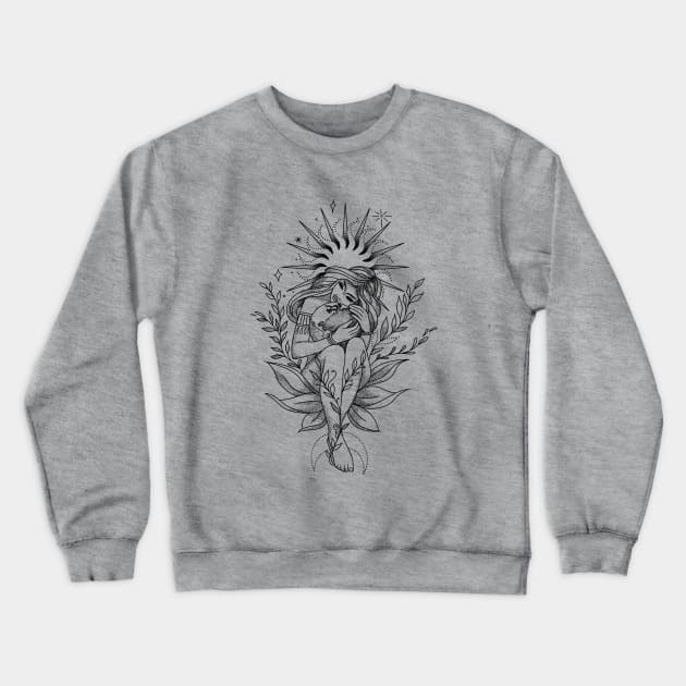 Virgo Crewneck Sweatshirt by Om That Shop